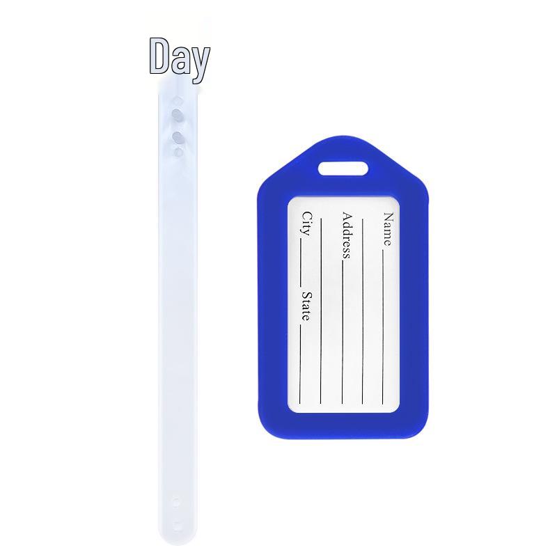 Airplane Luggage Tag Identifier: Suitcase Name & Boarding Pass Label.