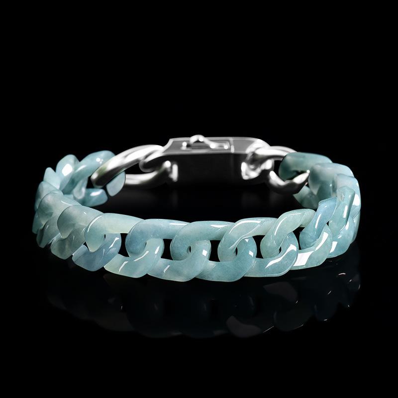 Genuine Natural A-grade Jadeite Blue Water
