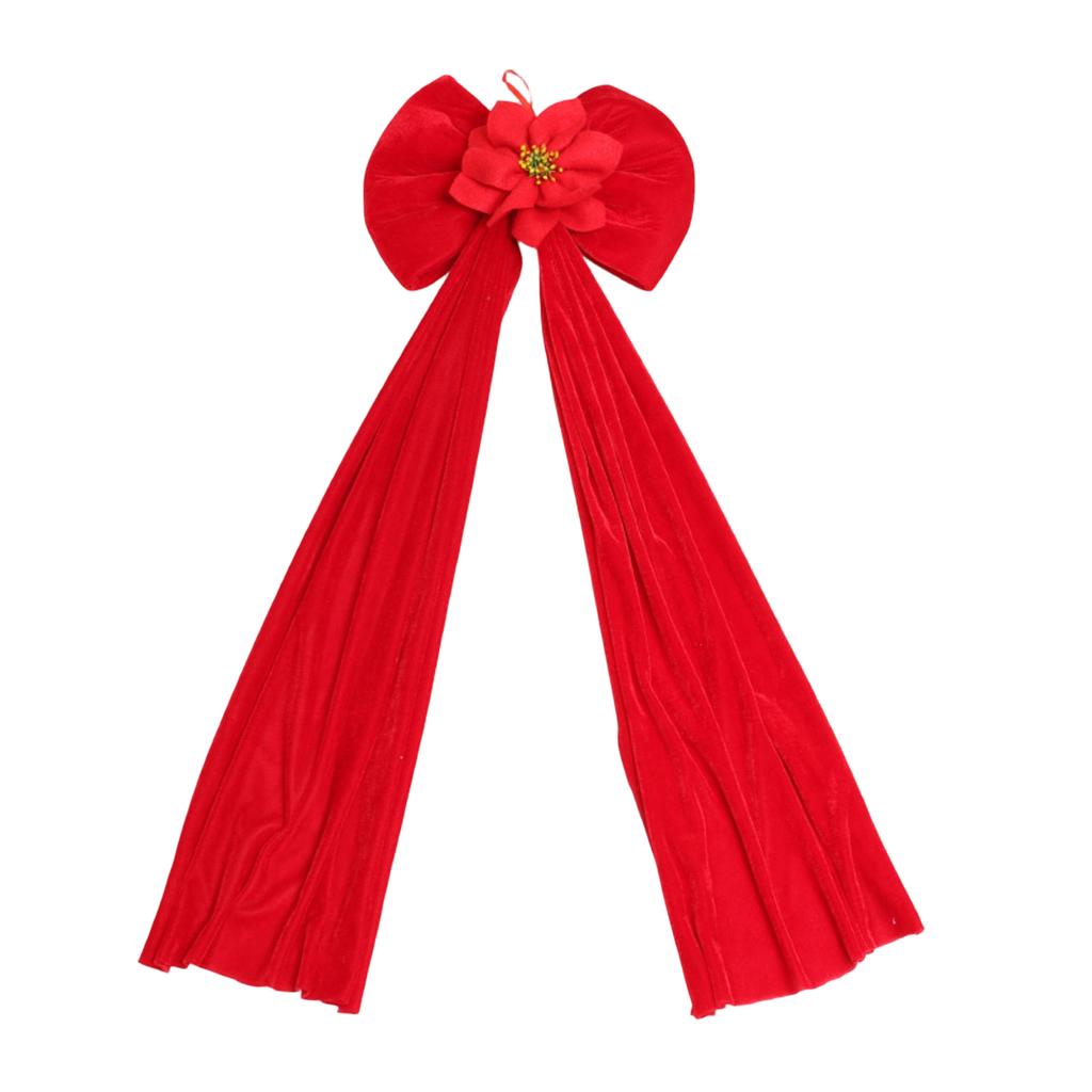 Large Velvet Christmas Hanging Ornament for Tree Decorations, Window Display, Wedding Venue Decor