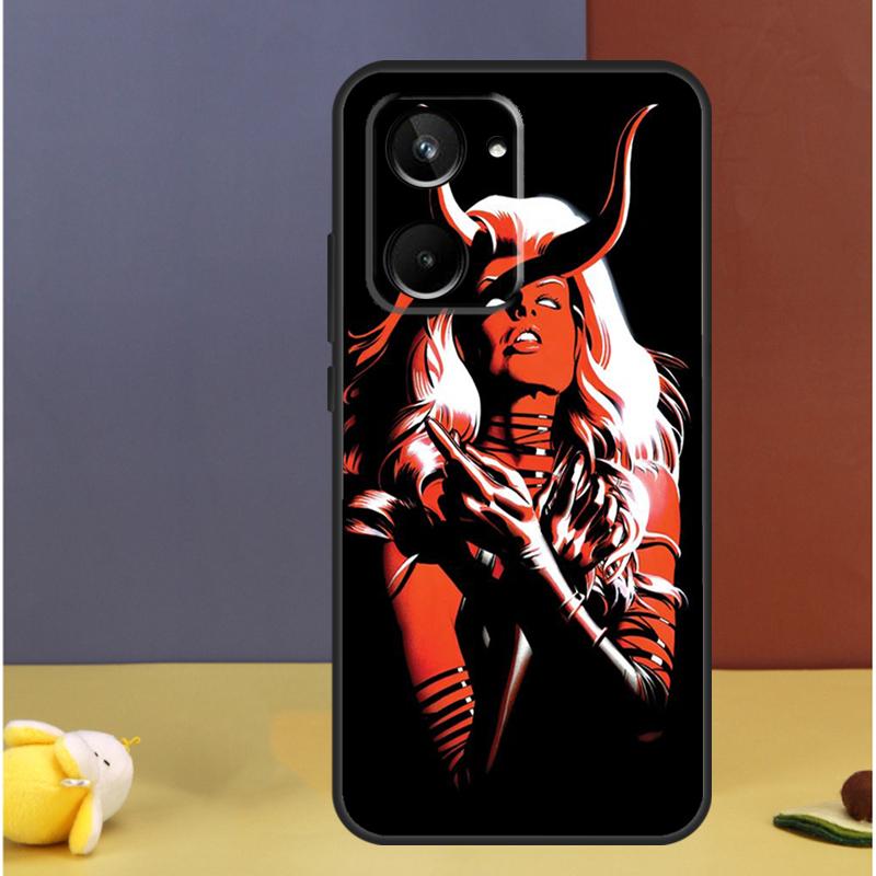 Devil Woman For Realme 15 10 11 12 13 14 Pro Plus C65 C67 C63 C61 C55 C51 C53 C35 C75 GT6 GT7 Pro Case