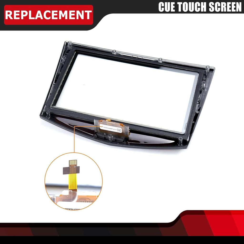 2013 2014 2015 2016 2017 CUE Touch Screen Display With Free Trim Tool Compatible With Cadillac ATS Escalade SRX XTS ELR CTS CTS-V Touch Sense