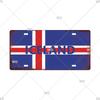 Nationell Flagga Nummerplåt 6x12 Tum Hemskyltar Metall Vintage Plåtskylt Garage Bar Väggskyltar Dekor Patrioter Bästa Gåvan Dammtät