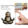 Sloth Xmas Advents Calendar For Kids Adorable Sloth 2D Ornament Collection For Holiday Party Favor