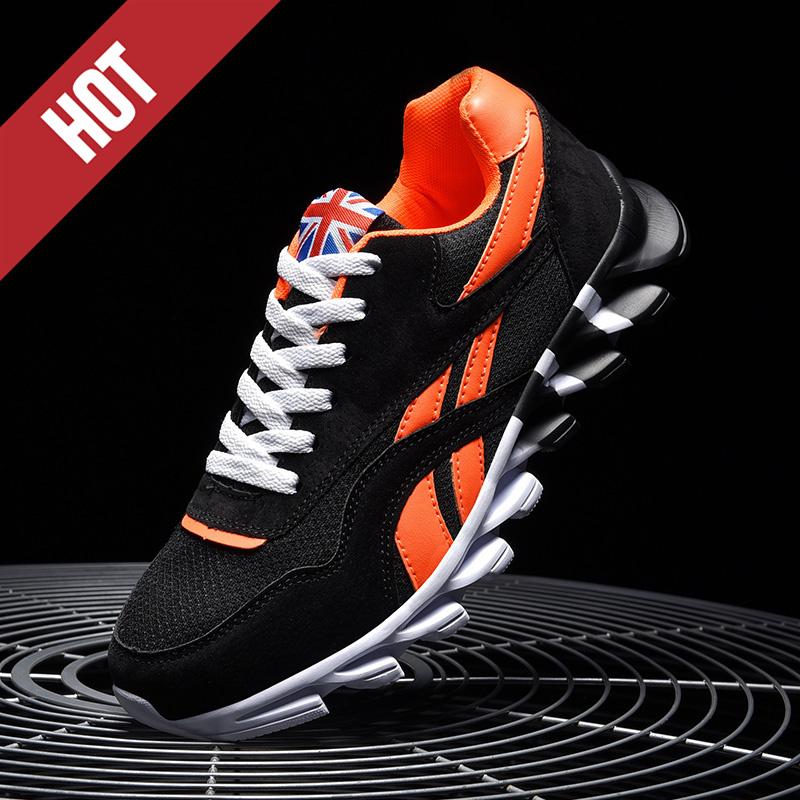 Blade Herren Sportschuhe Laufschuhe Marathon Luftkissen Atmungsaktiv Leicht Herren Outdoor Wandern Athletisch Rutschfest Sneaker Joggen
