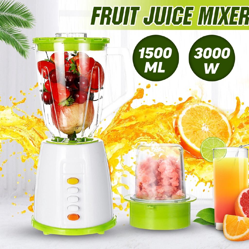 1500ML Nutrition Machine Juice blenders Fruit Juicer Mixer Timer-Blenders Ice-Crusher Food-Processor 18x37x14x16.5cm