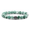 Malachite Beaded Bracelet Cylinder Natural Stone Bracelets High Quality Energy Bangle Classic Strand Jewelry Pulsera