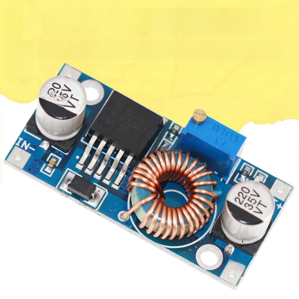 XL4015 Adjustable Step-Down Module, 4-38V, 5A, 96% Efficiency, Low Ripple