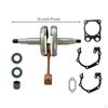Engine Shaft Assembly with Oil Seal Direct Replacement for Mechanics, DIYers