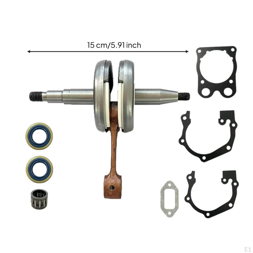 Engine Shaft Assembly with Oil Seal Direct Replacement for Mechanics, DIYers