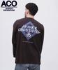Avirex CROSSOVER BANDANA PATCH LONGSLEEVE Size T-SHIRT, Men's, M, 010, Black, 783-4230023