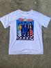 VTG The Cars Band T-Shirt Kurzarm Baumwolle Weiß Alle Größen