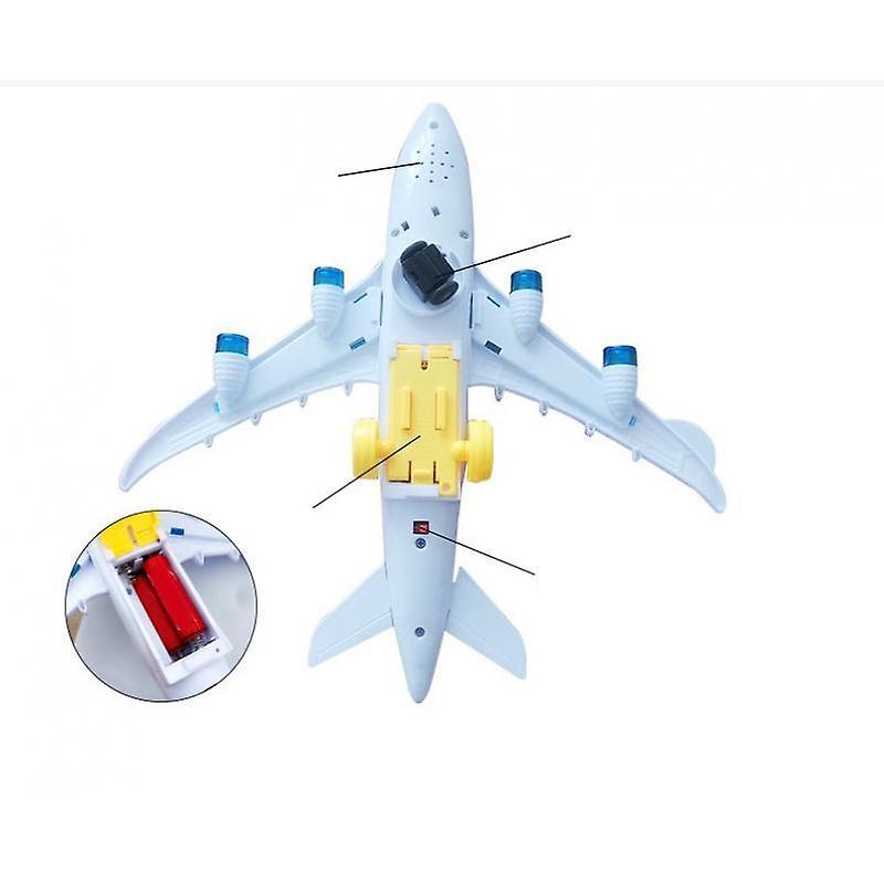 Electric Plane Toy and Sounds Educational Toys for Children Girls Boys