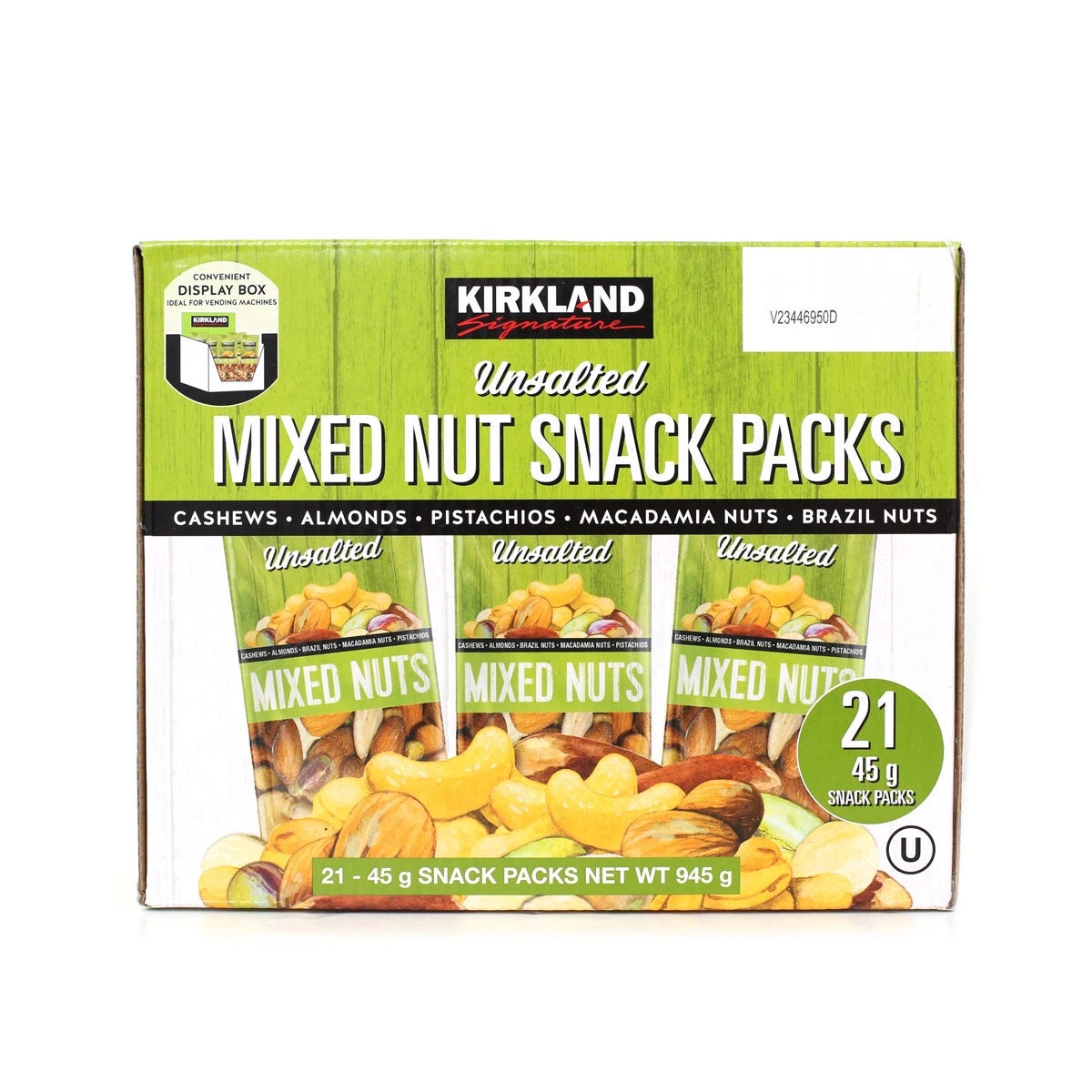 Kirkland Signature Unsalted Mixed Nut Snack