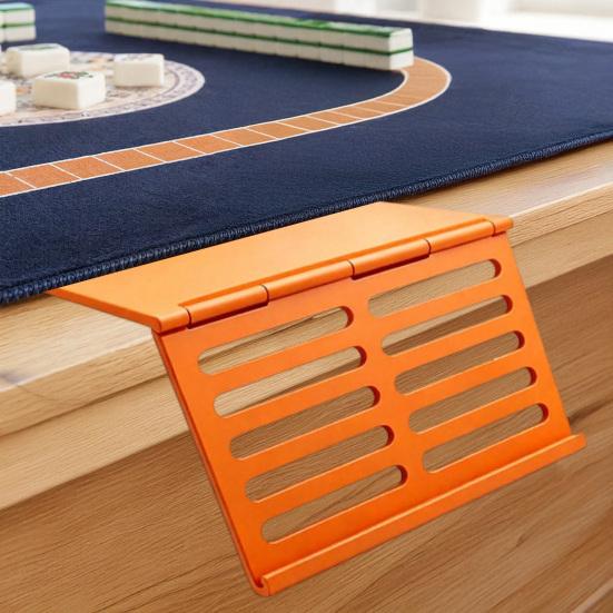 Mahjong Card Holder for Table, Under-Mat Slide-in Mahjong Card Stand, 3D Printed Angled Viewing Display Rack for American Mahjong Card