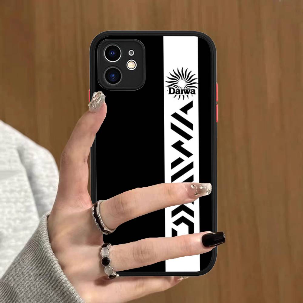 

D-Daiwa Fishing Logo Phone Case For IPhone 16e 16 15 14 13 12 11 Pro Max X XS Max Plus Matte Clear iphone 15 plus