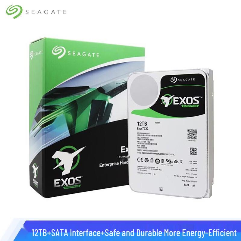 Seagate Exos 7E8 12TB Enterprise SATA HDD
