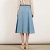 Bcbg Denim Pleated Skirt B5m3s202