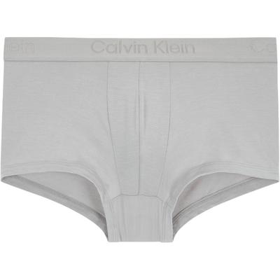 Solid Color Waistband Letter Low Rise Underwear Men Underwear Light-Gray NB3979-OQ9