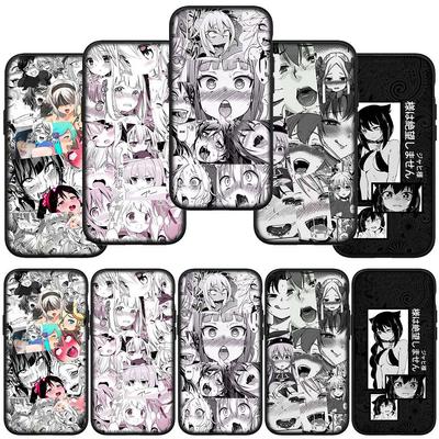 For Samsung Galaxy S24 S23 iPhone 16 15 14 Xiaomi Redmi Note 13 12 11 Plus 9 Pro Max X XR Case Ahegao Anime Girl Waifu Hentai Manga OPPO Huawei Cover