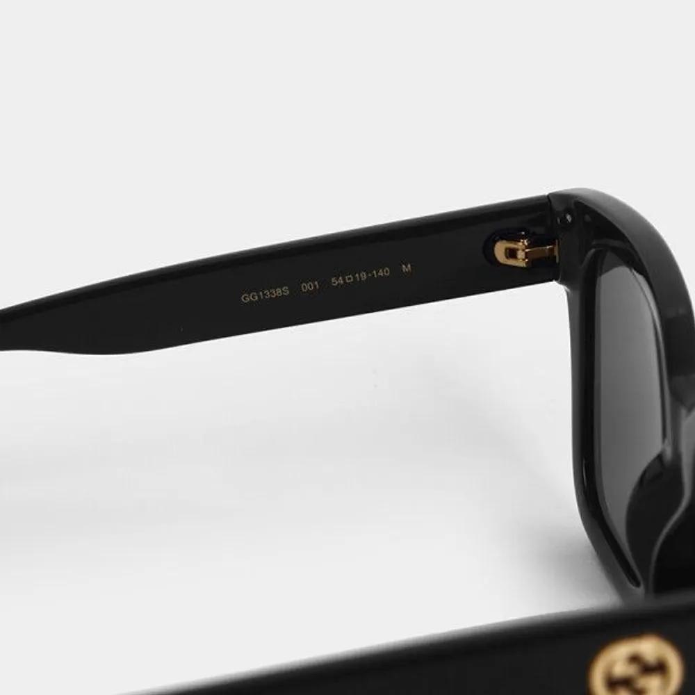 Gucci Logo Interlocking Sunglasses GG1338S 001 54 Black
