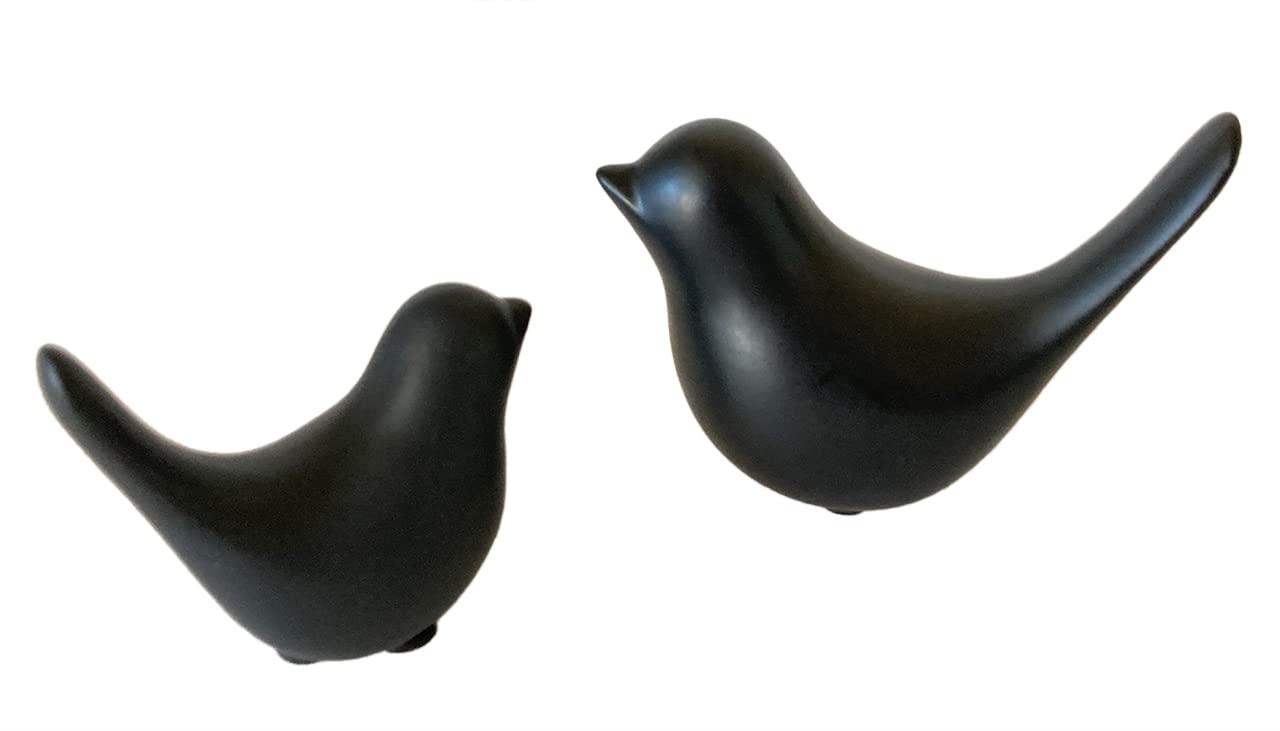 

gentillesse Nordic Entryway Tabletop Ornament, Good Luck Decor, Animal Figurine (Black)