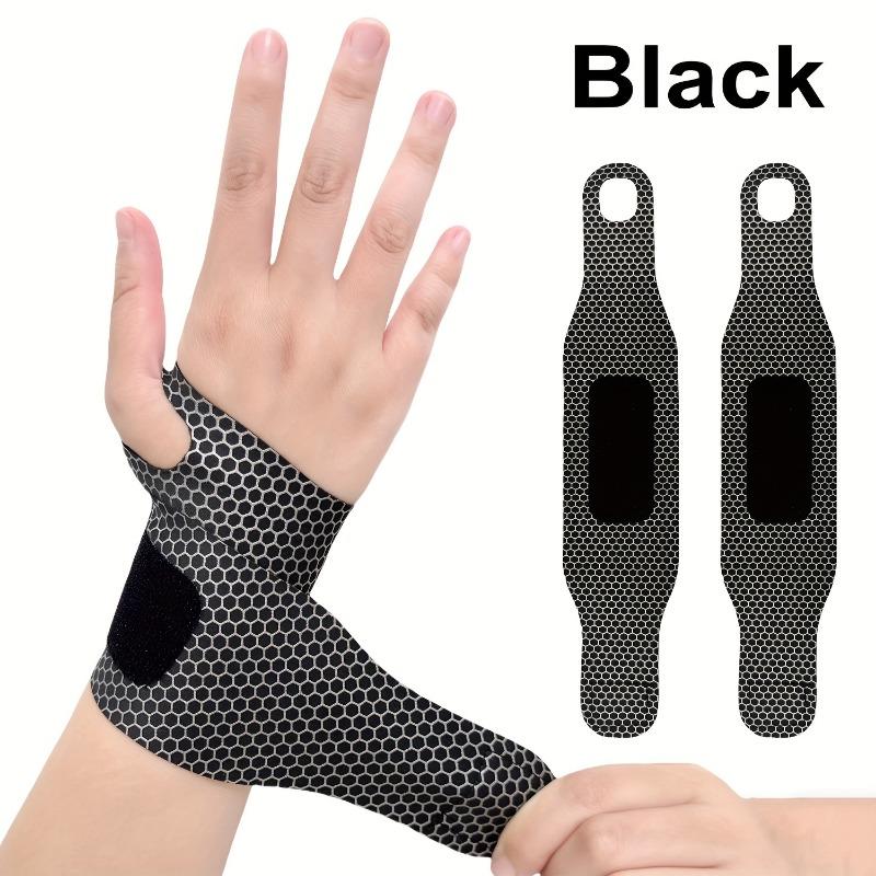 2PCS Breathable Wrist Guard for Men and Women - Adjustable Elastic Sports Wrist Guard, Compression Wrist Strap and Support