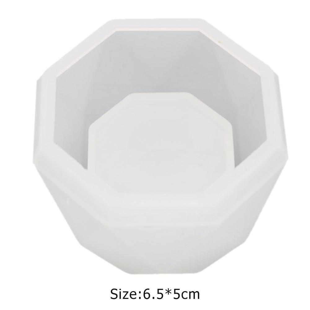 

Silicone Plant Pot Molds Form Arts Craft Polygonal Casting Moulds DIY Succulent Flowerpot Clay Mold 3 Styles Concrete Mould