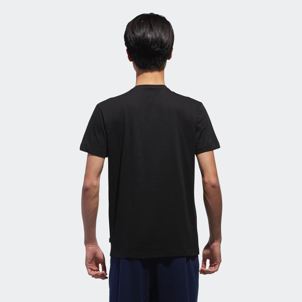 Adidas Classic Versatile Moisture-Wicking Crew Neck Short Sleeve T-Shirt Men Tops Black CV9315