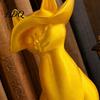 Durable Cat Decoration 3D Printed Figurine Minimalist Modern Elegant Sculpture Retro Style