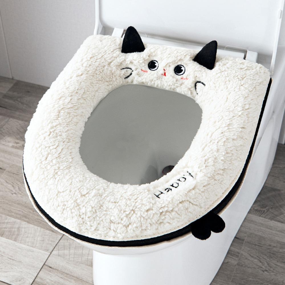 Soft Toilet Seat Cushion Cartoon Cat Toilet Seat Cover New Toilet Seat Pad  Universal