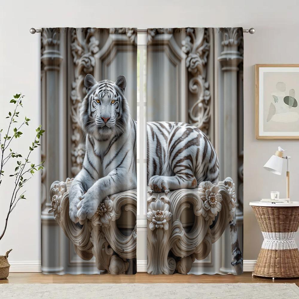 

2 pcs filtering curtains (excluding rods non-movable without batteries) 103 sold for use in bedrooms and living rooms 100*130 HOOK 1pcs