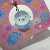 Cute 3D Seal Keychain Solid White Transparent Blue Ocean Animal Mini Bag Charm Pendant For Women Girls Key Chains Jewelry