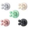 Silicone Toothbrush Holders Hook Waterproof Self Adhesive Wall Mounted Single Hook for Hanging Key Utility Plug Holder