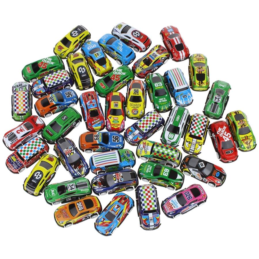 Springs in a Box of 40 Pieces Sports Cars with Drive for Children