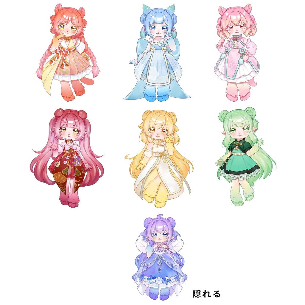 ICY Fortune Days 14cm Beast Series Doll, Boxed Blind Doll, Polyester, PVC, and ABS, Painted, Gift