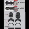 3Pairs Elastic Shoe Laces With Cord Lock Fasteners Anti Slip Stretchy Shoelaces Sneakers Lace For Men Women Teen Kid