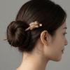 Cartoon Chinese Style Hairpin Wooden Hanfu Hair Clip Wooden Cat Hair Stick  Fashion Accessories