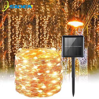 32M Solar String Lights Copper Wire Lights Outdoor Waterproof Christmas Party Garland Decoration Garden
