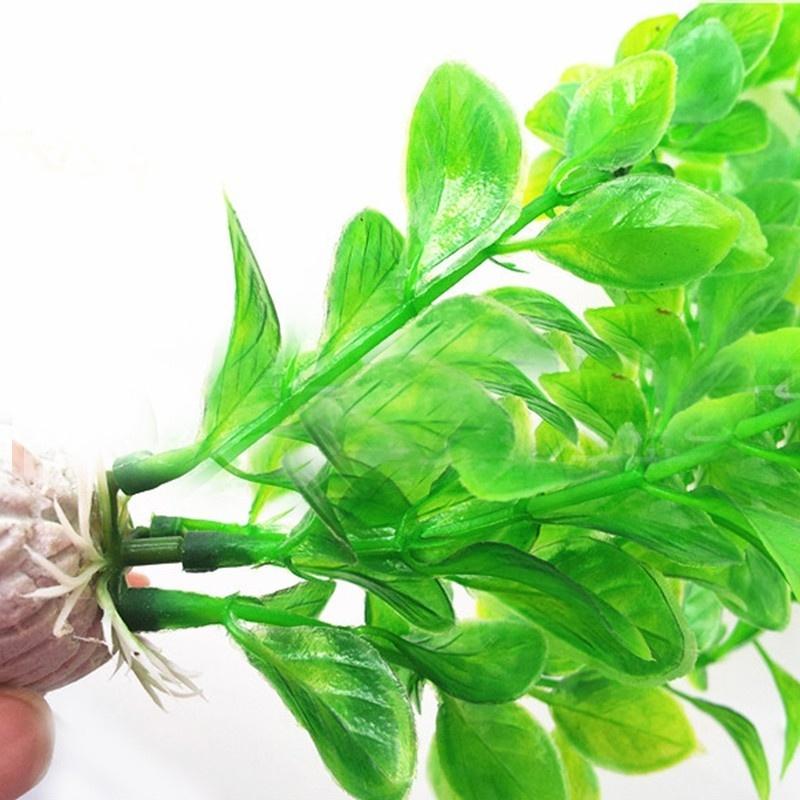 Plastic Aquarium Decorations Green Artificial Plastic Plant Grass for Fish Tank Aquarium Ornament Decor  Pet Fish Supplies
