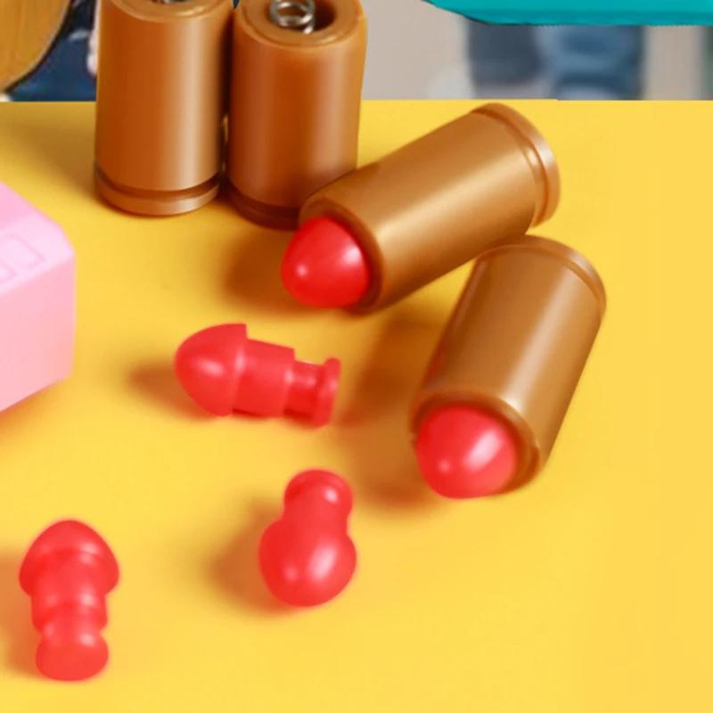 1PC Mini Gun Skořápka vysunutá Může spustit dekompresi EDC Prst Ring Pistole Fidget Spinner Ratchet Úzkost Uvolnění stresu Dětské zbraně