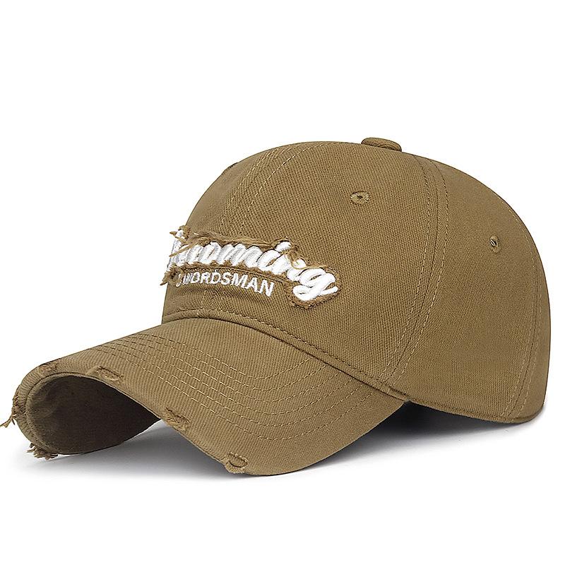 Outdoor Cap Women's Youth Hole Patch Baseball Cap Embroidery Sunhat