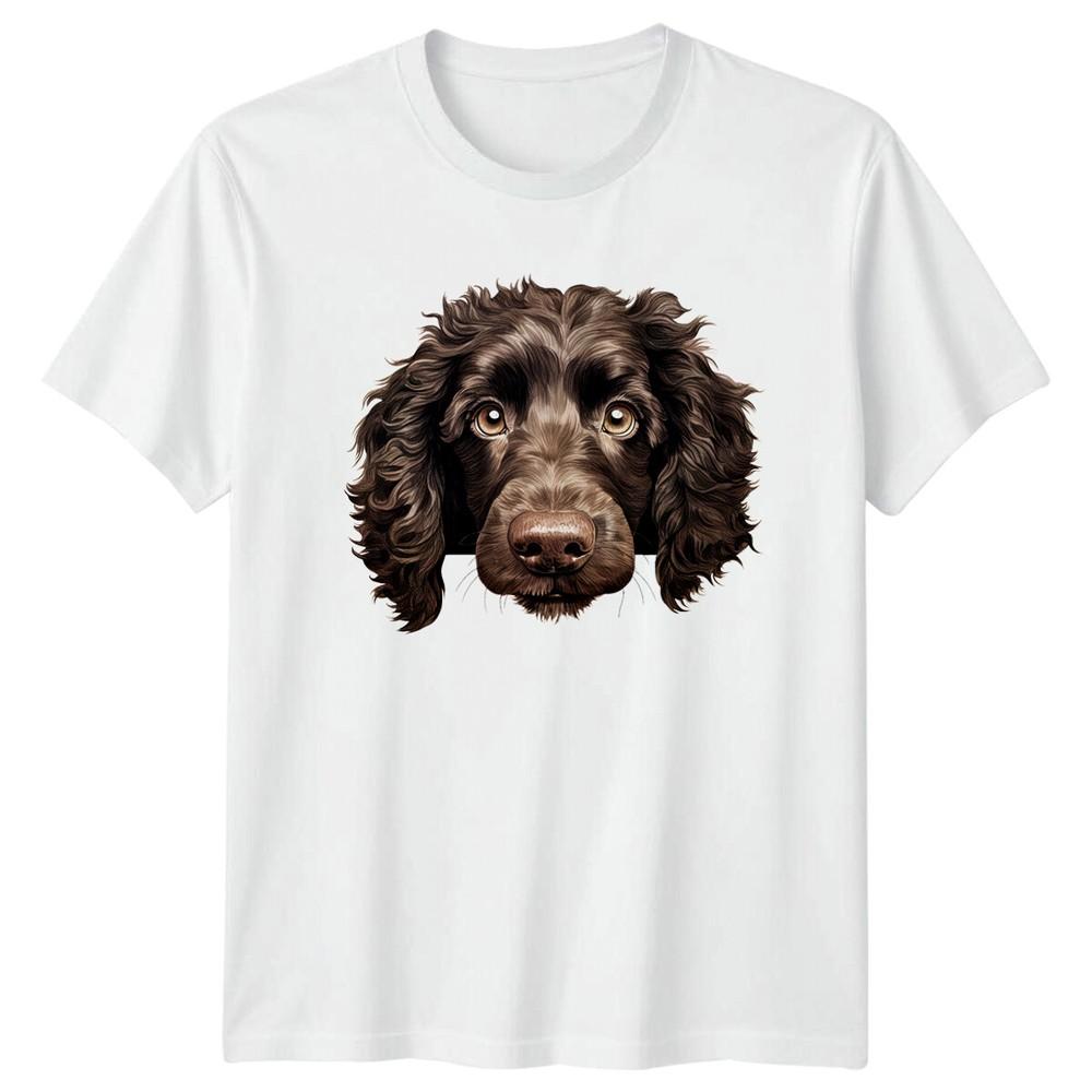 Boykin Spaniel Dog Breed Portrait Style TShirt S