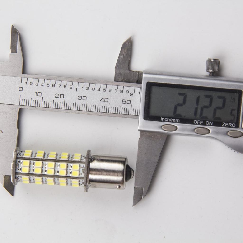 10 Pcs Extremely Super Bright 1156 1141 1003 BA15S 68-SMD LED Replacement Light Bulbs for RV Indoor Lights(10-Pack, Pure White (6000K-6500K Color