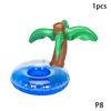 Flamingo Swimming Pool Drink Cup Stand Holder Float Toy Coasters Inflatable Drink Holder For Beverage Bottle Pool Party Kids Toy