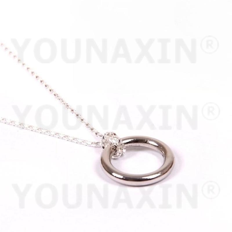 Child Magician Magic Tricks Magic Props Magic Toys Silver Color Bead Chain Ring Round Heart-shaped Necklace Birthday Gift Valentine's Day Gift