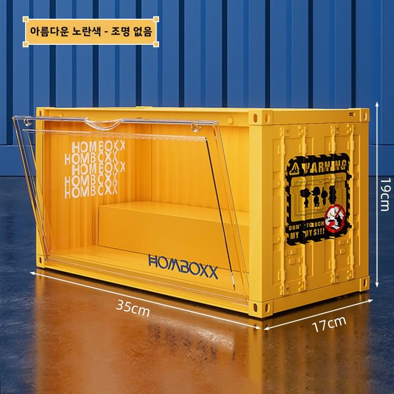 Illuminated Container Blind Box Organizer Dustproof Toys Display Box Nendoroid Magnetic Display Stand Collectibles Display