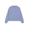 Li Ning Sports Basketball Series Letter Embroidery Loose Round Neck Pullover Sweatshirt Women sweatshirt Floral-Blue-Purple AWDS148-4