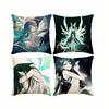 Visual Novel S-Saya no U-Uta Cute S-Saya  Pillow Case Square Double-Sided Sofa Cushion Cover Bedroom Bedside Pillow