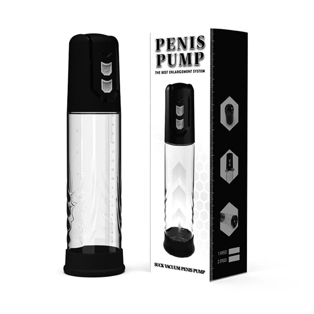 Male Penis Pump Electric Penis Enlarger Enhancement Extender Sex Toys for Man Vacuum Pump Big Dick Trainer Lasting Masturbator