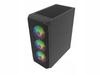 Obudowa Fury SHOBO SH4F RGB ATX Midi Tower Z Oknem Czarna